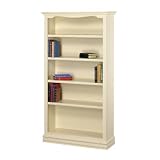 Cape Cod Bookcase in Pearl White Size: 72" H - Five Shelf