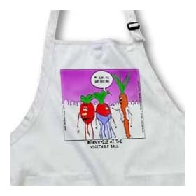 Best Dressed Vegetable - Waist Apron With Pockets by 