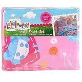 Lalaloopsy Doll Twin Sheet Set with 1 Flat, 1 Fitted Sheet and 1 Pillowcase