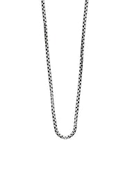 Sterling Silver Box Chain, 2mm Wide Approx., 20" Inches Long
