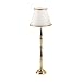 Dollhouse Miniature Brass Floor Lamp
