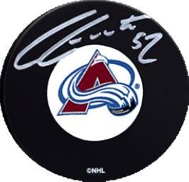 Buy Adam Foote autographed Hockey Puck (Colorado Avalanche) by No manufacturer