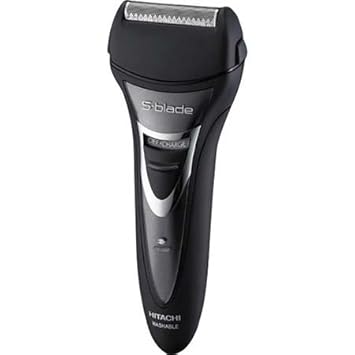 【クリックで詳細表示】HITACHI S-blade jr. 往復式シェーバー RM-S147-B ブラック RM-S147-B： ホーム＆キッチン
