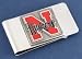 University of Nebraska Pewter Money Clip NCAA