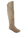 Snap Button Suede Boot