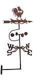 ADORN COCKEREL WEATHERVANE WITH WALL MOUNT Outdoor Living
