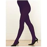 Opaque Maternity Tights 60 denier by Emma Jane (Large, Purple)