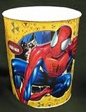 Collectible Spiderman Large Waste Basket Licensed Tin