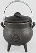 Small Pentagram Cast Iron Cauldron
