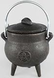 Small Pentagram Cast Iron Cauldron