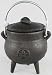 Small Pentagram Cast Iron Cauldron