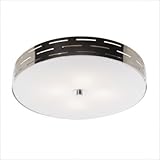 IMAGE OF Artcraft Lighting AC6004 Seattle Small Flush Mount Light, Polished Chrome
