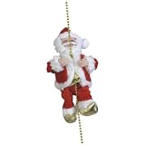 Climbing Santa Christmas Musical Figure.