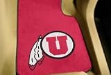 Utah Runnin Utes 2 Piece Car Mats (2 Front)