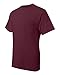 Hanes Men's Beefy-T T-Shirt with Pocket,Maroon,X-Large