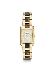 Fossil Florence Three Hand Stainless Steel Watch - Gold-Tone With Tort Es3330