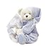 Aurora Plush Blankie Buddie Bear, Blue Image