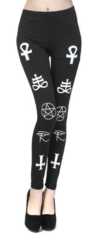 Analiyc Women's Print Leggins,XS-M