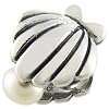 Low price Pearl in Sea Shell 925 Solid Sterling Silver Authentic Ohm Bead fits European Charm Bracelet
