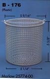 haywood pumps:MARLOW ARGONAUT POOL PUMP BASKET 2577400