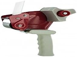 Packing Tape Gun Hand Held Industrial Side Loading Dispenser for Packing Moving Boxes, Shipping Boxes. A Durable Design with Sharp Teeth and a Comfortable Handle. Packed in an Individual Box