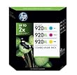 HP Genuine 920XL Cartridges : Cyan, Magenta and Yellow : 3-Pack