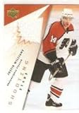 2003-04 Upper Deck Shooting Stars #STJW Justin Williams - Philadelphia Flyers (Piece of Authentic Jersey) (Hockey Cards)