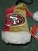 SAN FRANCISCO 49ERS SANTA HAT ORNAMENT