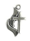 Solid Sterling Silver Methodist Charm