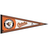 Baltimore Orioles Official Logo Retro Felt Pennant