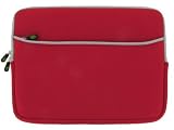 rooCASE Neoprene Sleeve Case Cover for ASUS UL20FT-XA1 12-Inch Laptop - Dual Pocket Red