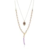 Lucky Brand Salton Sea Silver-Tone Double Laye