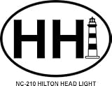 HILTON HEAD ISLAND Oval Bumper Sticker