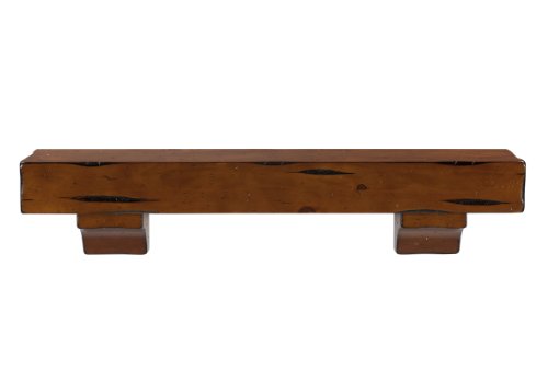 Pearl Mantels 412-48-50 Shenandoah Pine 48-Inch Wall Shelf, Rustic Medium On Sale