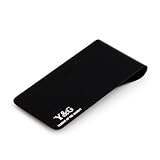 Black rectangle Slim Money Clip with Box black gift ideas for men MC1022