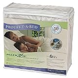 AllerZip Terry Waterproof Bed Bug Proof Zippered Bedding Encasement, Twin Size (Fits 7 - 12 in. H)