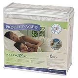 AllerZip Waterproof Bed Bug Proof Zippered Bedding Encasement, Queen Size (Fits 7 - 12 in. H)