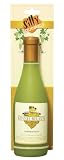 VIP Products Silly Sqeakers Kennel Relaxin Wine Bottle Dog Toy, Light Green