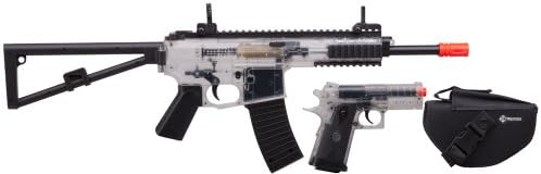 Crosman Ready To Play AirSoft Kit (2 Guns, Holsters, BBs and Speedloader)