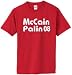 McCain Palin 08 on 100% Heavy Cotton T-Shirt (32 Colors)