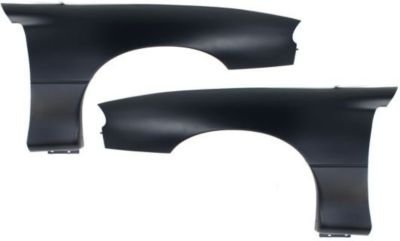 Evan-Fischer EVA16972055134 Fender Set of 2 Passenger & Driver Side RH LH Front Plastic Primered