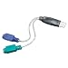 USB to PS2 Adapter Splitter Cable
