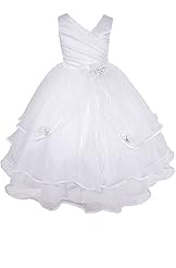 Girls Ankle Length Flower-Girl Dress/Pageant Dress 