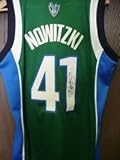 Nowitzki, Dirk Autographed/Hand Signed Dallas Mavericks Reebok Swingman Jersey