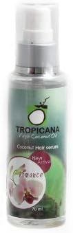 Tropicana Virgin Coconut Oil Coconut Hair Serum 70 ml. Soft, Smooth, Shine and Manageable hair