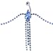 Jewelry : SWAROVSKI Light Blue HEIRESS CHANDELIER Belly Chain