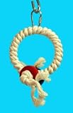 Zoo Max DUS71 Cotton Ring 3in Bird Toy