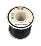 Pico 81223J 22 AWG Black Primary Wire 50' per Package