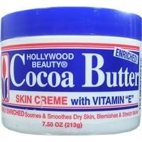 Hollywood Beauty Cocoa Butter with Vitamin-E 7.5 oz. by Hollywood