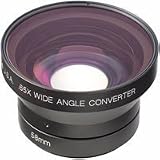 Century Optics .65x Wide Angle Adapter - 58mm Thread for Sony TRV900/PD-100 & Panasonic AGE-Z1U & other cameras w/58mm threaded lens